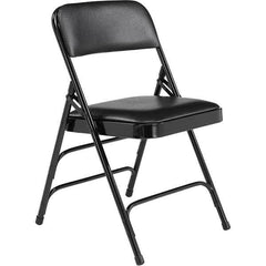 National Public Seating - Folding Chairs Pad Type: Folding Chair w/Vinyl Padded Seat Material: Vinyl; Steel - All Tool & Supply