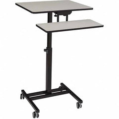 National Public Seating - Mobile Work Centers Type: Desktop Sit-Stand Workstation Load Capacity (Lb.): 75 - All Tool & Supply