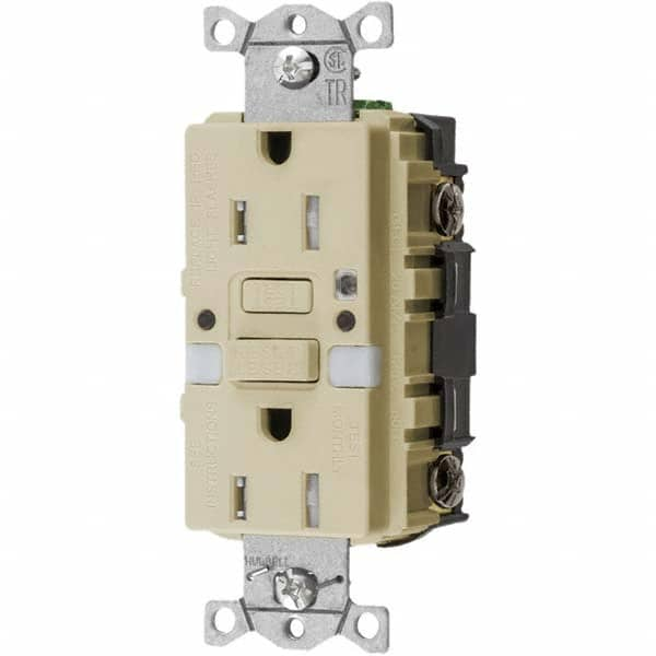 Bryant Electric - GFCI Receptacles Grade: Commercial Color: Ivory - All Tool & Supply