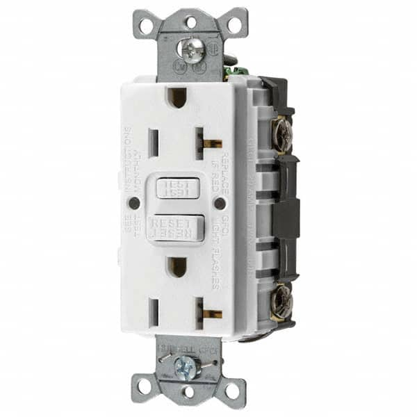 Bryant Electric - GFCI Receptacles Grade: Commercial Color: White - All Tool & Supply