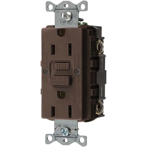 Bryant Electric - GFCI Receptacles Grade: Commercial Color: Brown - All Tool & Supply