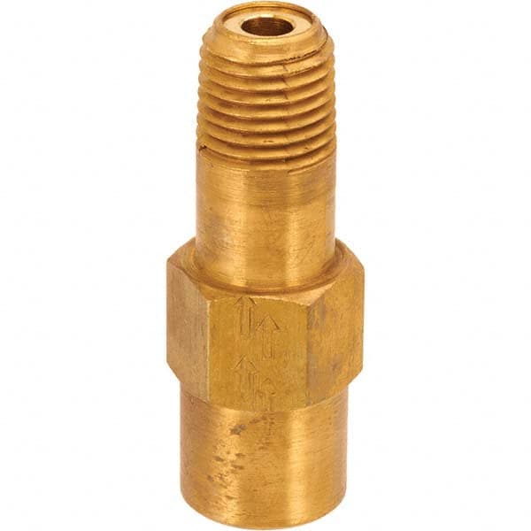 Control Devices - Check Valves Design: Check Valve Pipe Size (Inch): 1/4 x 1/4 - All Tool & Supply