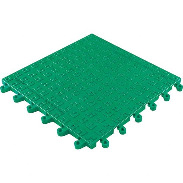 Wearwell - 1 10-Piece 18" Long x 18" Wide x 7/8" Thick, Anti-Fatigue Modular Matting System - All Tool & Supply