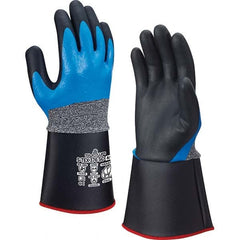 SHOWA - Size L (8), ANSI Cut Lvl A4, Puncture Lvl 3, Abrasion Lvl 4, Foam Nitrile Coated Cut & Puncture Resistant Gloves - All Tool & Supply