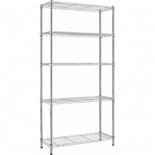 ALERA - 1,250 Lb Capacity 5 Shelf Wire Shelving - Starter Unit - All Tool & Supply