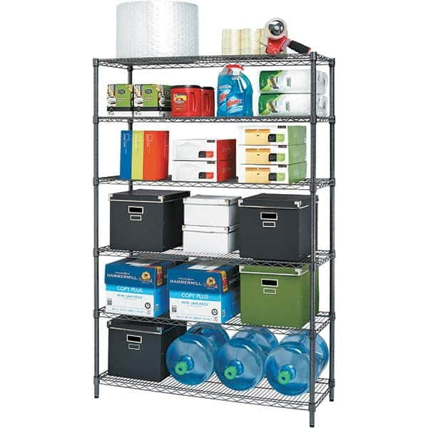 ALERA - 3,600 Lb Capacity 6 Shelf Wire Shelving - Starter Unit - All Tool & Supply