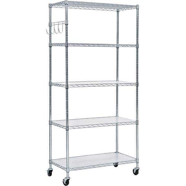 ALERA - 3,000 Lb Capacity 5 Shelf Wire Shelving - Starter Unit - All Tool & Supply