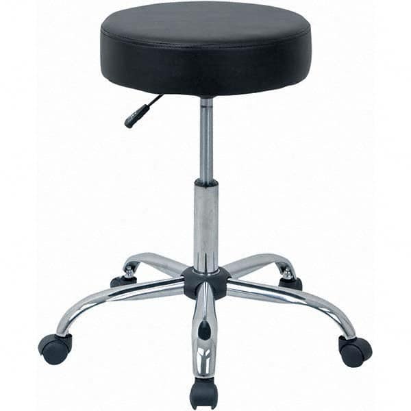 ALERA - Swivel & Adjustable Stools Type: Adjustable Height Stool Base Type: Chrome Steel Base - All Tool & Supply