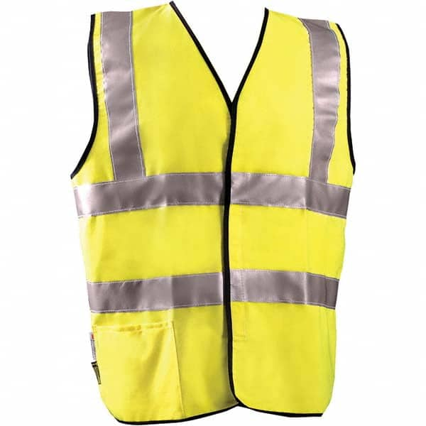 OccuNomix - Size 3XL Flame Resistant Hi-Vis Yellow Solid General Purpose High Visibility Vest - All Tool & Supply