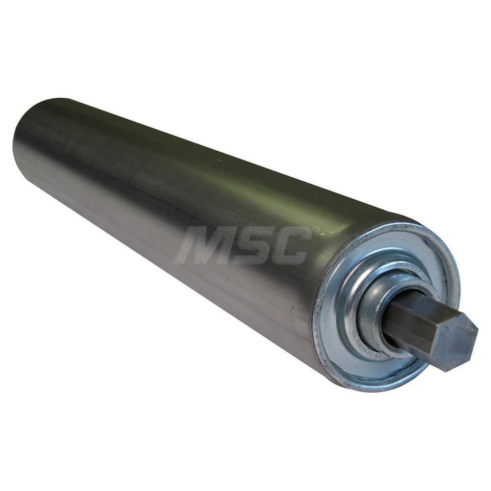 Roller Skids; Roller Material: Steel; Load Capacity: 850; Color: Chrome; Finish: Natural; Compatible Surface Type: Smooth; Roller Length: 25.0000 in; Roller Width: 2.5000; Roller Height: 2.5 in; Roller Diameter: 2.5000; Overall Height: 2.5 in; Overall Len