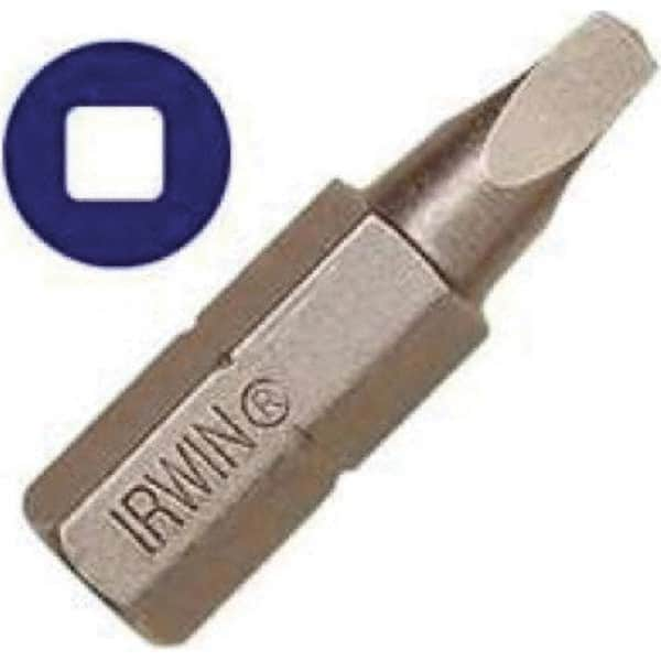 Irwin - Power & Impact Screwdriver Bit Sets Point Type: Square Drive Size: 1/4 Hex - All Tool & Supply