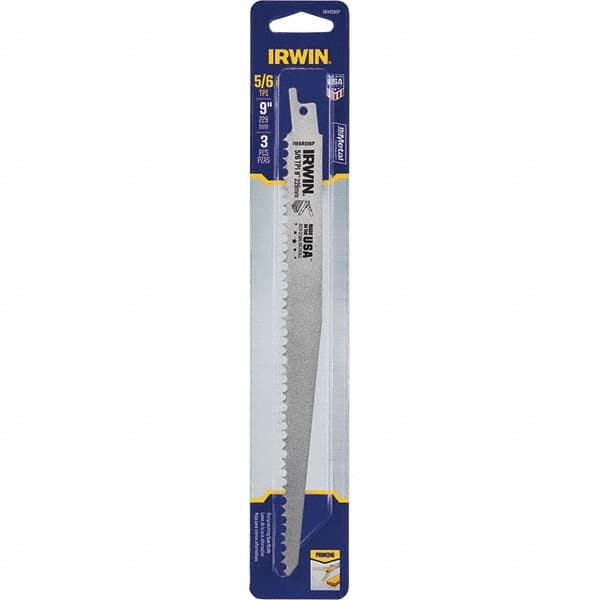 Irwin - Reciprocating Saw Blades Blade Material: Bi-Metal Blade Length (Inch): 9 - All Tool & Supply