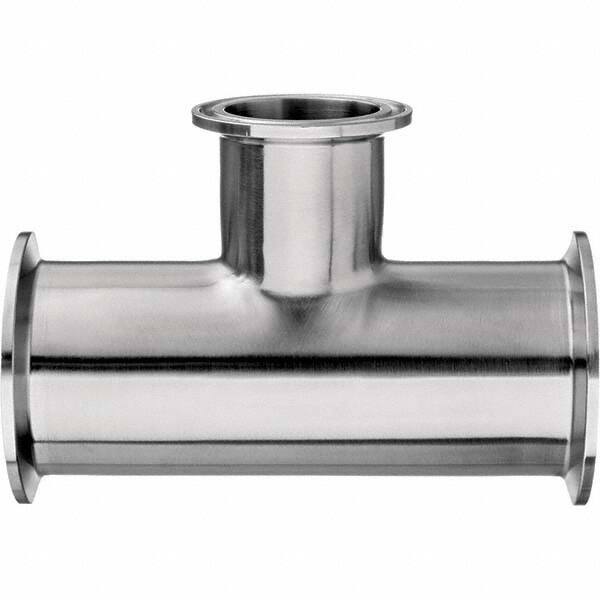 Value Collection - Sanitary Stainless Steel Pipe Fittings Type: Tee Style: Quick-Clamp - All Tool & Supply