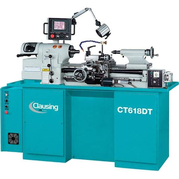 Clausing - Bench, Engine & Toolroom Lathes   Machine Type: Toolroom Lathe    Spindle Speed Control: Variable Speed Pulley - All Tool & Supply