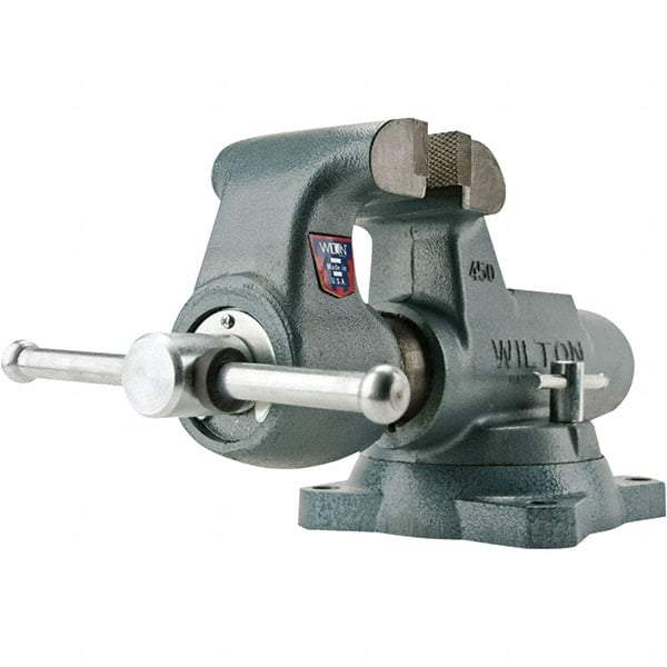 Wilton - Bench Vises Jaw Width (Inch): 5 Jaw Opening Capacity (Inch): 8 - All Tool & Supply