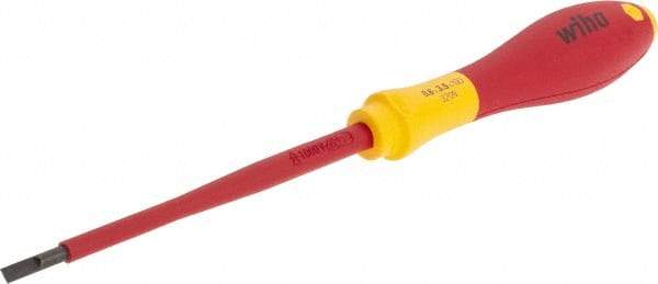 Wiha - Standard Slotted Screwdriver - Ergonomic Handle - All Tool & Supply