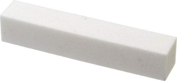 Norton - 80 Grit Aluminum Oxide Square Dressing Stick - 4 x 3/4 x 3/4, Medium Grade, Vitrified Bond - All Tool & Supply