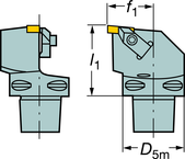 C5-TLEL-35060-3 Capto® and SL Turning Holder - All Tool & Supply