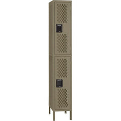 Tennsco - 2 Door, 2 Tier, Welded Locker - All Tool & Supply