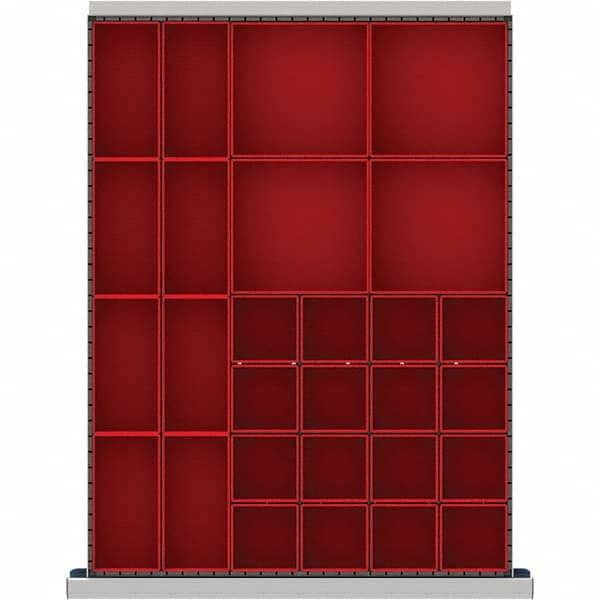 LISTA - 28-Compartment Drawer Divider Layout for 2.17" High Drawers - All Tool & Supply