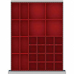 LISTA - 28-Compartment Drawer Divider Layout for 2.17" High Drawers - All Tool & Supply