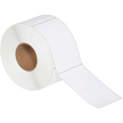 Value Collection - Pack of 4 Rolls, 1000 Labels per Roll, 4" x 6" White Topcoated Facestock Thermal Labels - All Tool & Supply