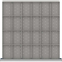 LISTA - 24-Compartment Drawer Divider Layout for 3.15" High Drawers - All Tool & Supply