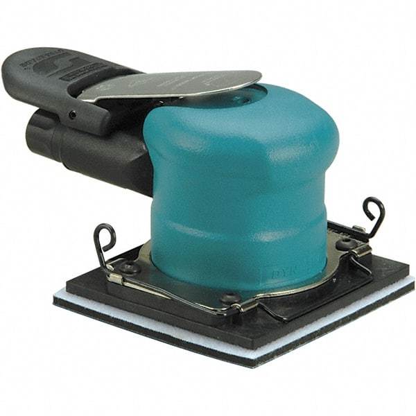 Dynabrade - 20,000 OPM, 9 CFM Air Consumption, Palm Air Orbital Sander - Rectangular Pad, 1/4 NPT Inlet - All Tool & Supply