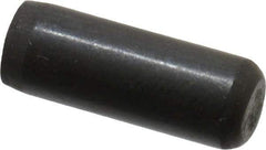 Holo-Krome - 3/16" Diam x 1/2" Pin Length 4000 Alloy Steel Oversized Dowel Pin - Black Luster Finish, C 47-58 & C 60 (Surface) Hardness, 1 Beveled & 1 Rounded End - All Tool & Supply