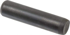 Holo-Krome - 1/4" Diam x 1" Pin Length 4000 Alloy Steel Oversized Dowel Pin - Black Luster Finish, C 47-58 & C 60 (Surface) Hardness, 1 Beveled & 1 Rounded End - All Tool & Supply