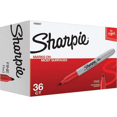 Sharpie - Markers & Paintsticks Type: Permanent Color: Red - All Tool & Supply