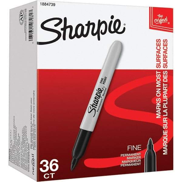 Sharpie - Markers & Paintsticks Type: Permanent Color: Black - All Tool & Supply