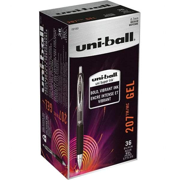 Uni-Ball - Pens & Pencils Type: Retractable Gel Color: Black - All Tool & Supply