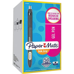 Paper Mate - Pens & Pencils Type: Retractable Gel Color: Black - All Tool & Supply