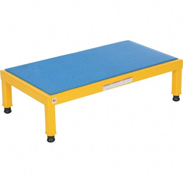 Vestil - 9" High x 19" Wide x 36" Deep, Blue Step Stand - Steel, 500 Lb Capacity - All Tool & Supply