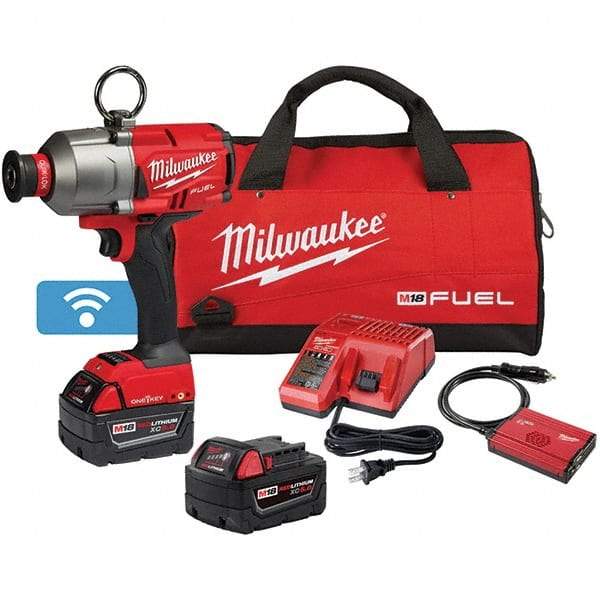 Milwaukee Tool - Cordless Impact Wrenches & Ratchets Voltage: 18.0 Drive Size (Inch): 7/16 - All Tool & Supply