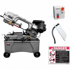 Horizontal Bandsaw: 7 x 12″ Rectangular, 7″ Round Capacity, Step Pulley Drive 115 & 230V, 1 Phase