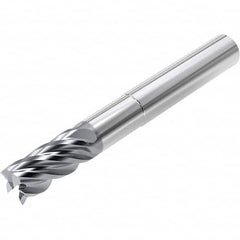 Niagara Cutter - 3/8", 1/2" LOC, 3/8" Shank Diam, 6" OAL, 5 Flute, Solid Carbide Square End Mill - All Tool & Supply