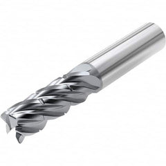 Niagara Cutter - 3/8" Diam 5 Flute Solid Carbide 0.0312" Corner Radius End Mill - All Tool & Supply