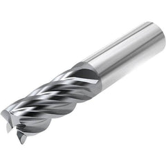 Niagara Cutter - 3/8" Diam 5 Flute Solid Carbide 0.0312" Corner Radius End Mill - All Tool & Supply