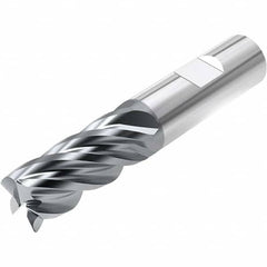 Niagara Cutter - 1/2" Diam 5 Flute Solid Carbide 0.0312" Corner Radius End Mill - All Tool & Supply