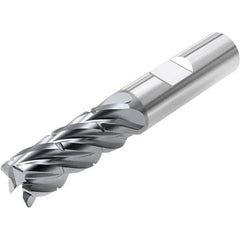 Niagara Cutter - 1/2" Diam 5 Flute Solid Carbide 0.0312" Corner Radius End Mill - All Tool & Supply