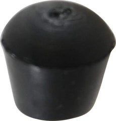 De-Sta-Co - 0.437" Max Diam, 8-32 Thread, Neoprene, Slip On, Round End, Clamp Spindle Assembly Replacement Cap - For 1/4" Diam Standard Spindle, 0.44" OAL, 0.2205" Hole Diam - All Tool & Supply