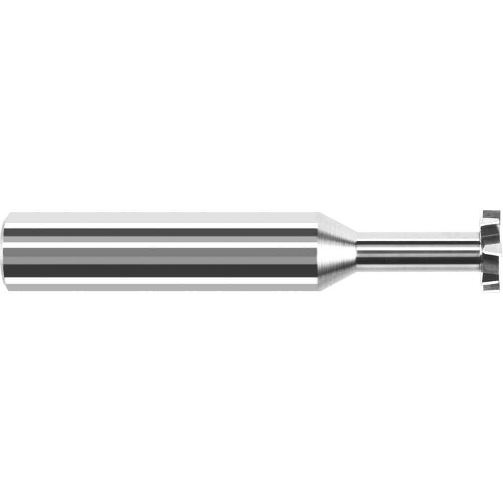 Harvey Tool - 3/16" Cut Diam, 1/16" Cut Width, 3/16" Shank, Staggered-Tooth Woodruff Keyseat Cutter - Exact Industrial Supply