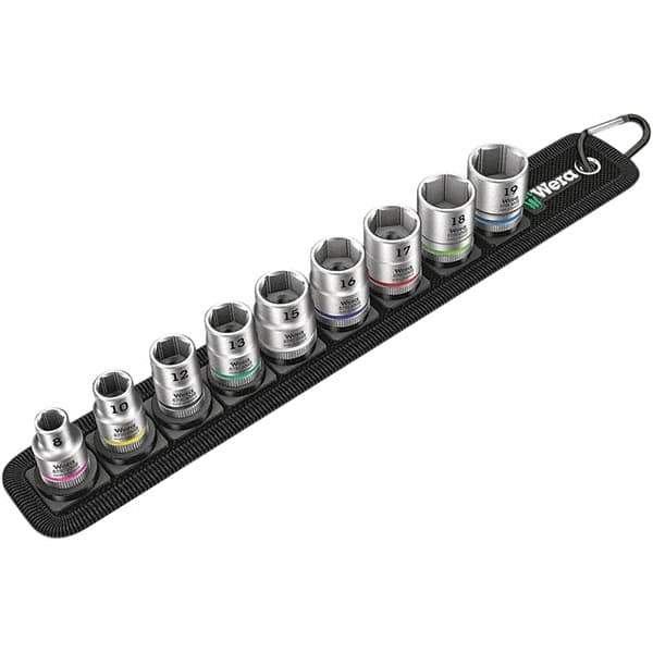 Wera - Hex & Torx Bit Socket Sets Type: Hex Bit Socket Set Drive Size: 3/8 - All Tool & Supply