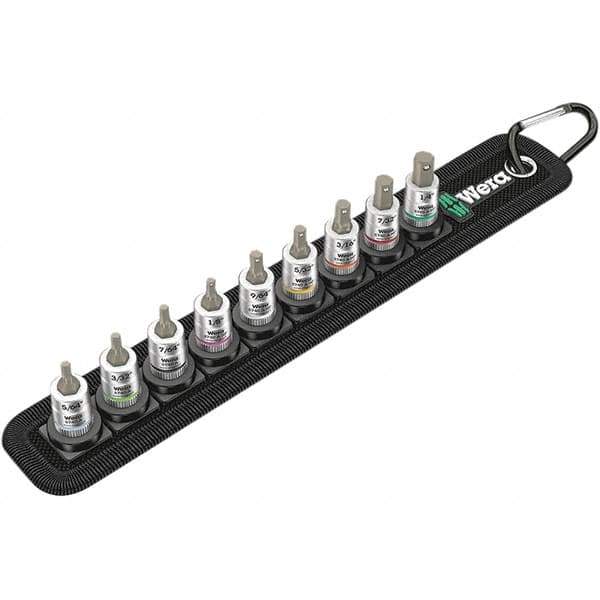 Wera - Hex & Torx Bit Socket Sets Type: Hex Bit Socket Set Drive Size: 1/4 - All Tool & Supply