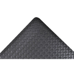 Anti-Fatigue Mat:  900.0000″ Length,  24.0000″ Wide,  1″ Thick,  Vinyl,  Beveled Edge,  Heavy Duty Diamond Plates,  Gray,  Dry