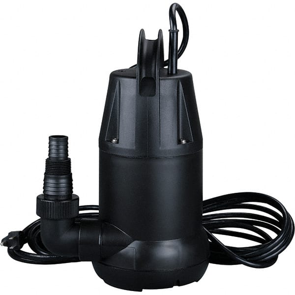 Value Collection - 1/4 hp, 1.5 Amp Rating, 120 (60 Hz) Volt, 60 Hz, Hand Operated Submersible Pump - All Tool & Supply