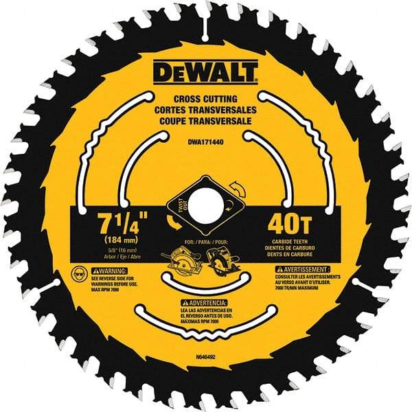 DeWALT - Wet & Dry-Cut Saw Blades   Blade Diameter (Inch): 8-1/4    Blade Material: Tungsten Carbide-Tipped - All Tool & Supply