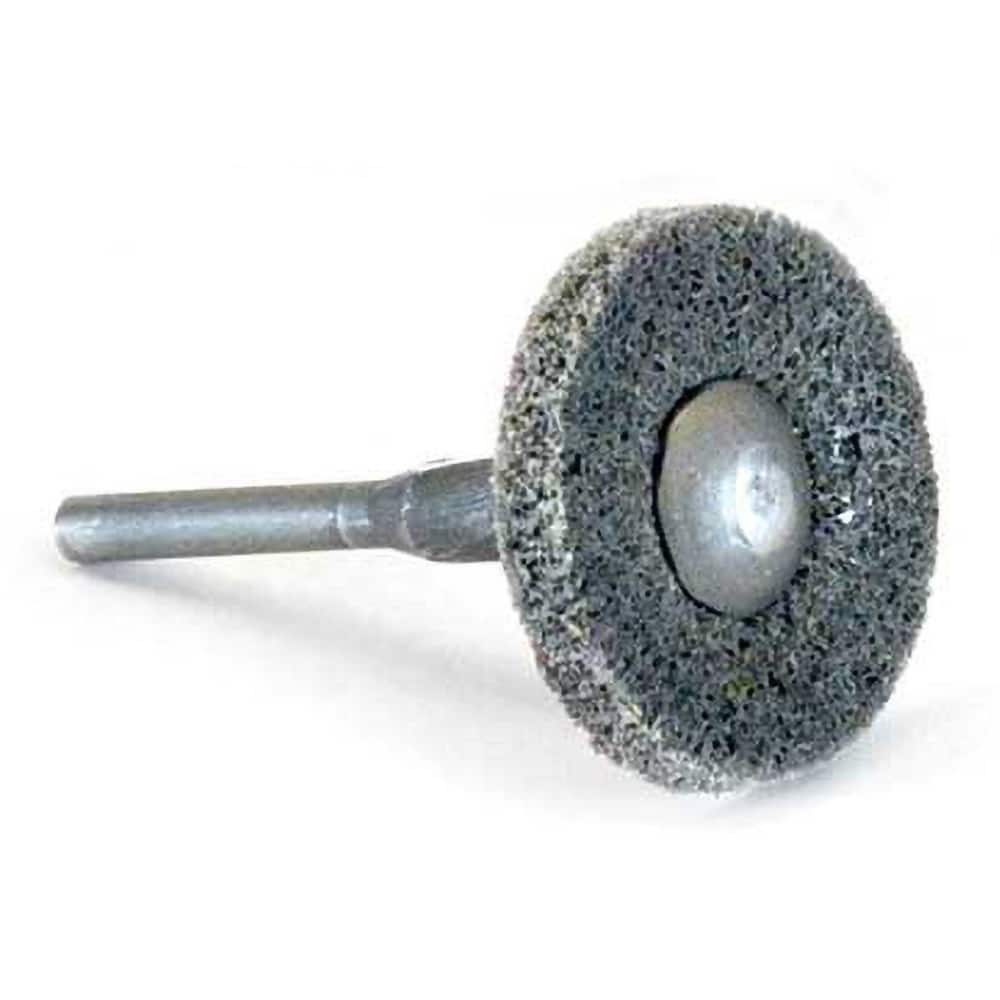 Superior Abrasives - Deburring Wheels; Wheel Type: Unitized ; Wheel Diameter (Inch): 1-1/2 ; Center Hole Size (Inch): 1/4 ; Abrasive Material: Silicon Carbide ; Grade: Fine ; Density: 4 - Exact Industrial Supply